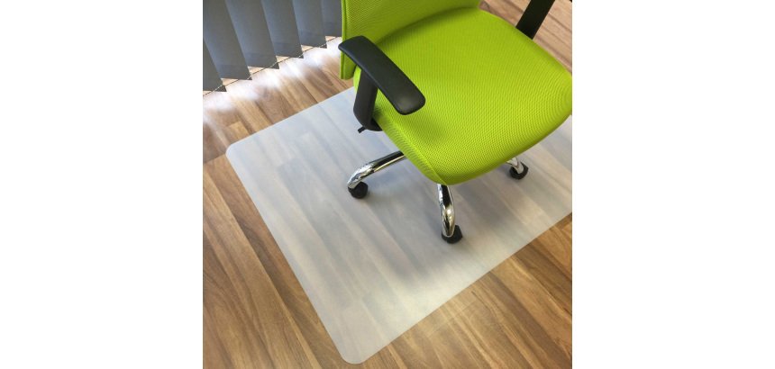 Tappeto Chair Mat salvapavimenti - 90 x 120 cm - vinile - trasparente - Velcoc