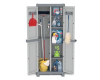 Armadio Domino Wave - Base 3700 UW - 2 ante -70 x 43, 8x1 81,8 cm - PPL - grigio - Terry