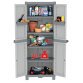 Armadio Domino Wave - Base 2700 UW - 2 ante - 70 x 43,8 x 181,8 cm - PPL - grigio - Terry