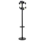 Appendiabiti Stand3 - 8 posti - 175 x 37 cm - nero - Alba