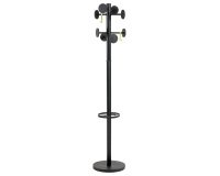 Appendiabiti Stand3 - 8 posti - 175 x 37 cm - nero - Alba