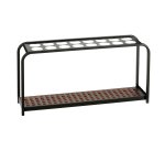 Portaombrelli Multi - 16 posti - 100,2 x 26 x 52,5 cm - nero/acciaio - Medial