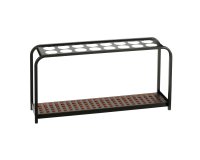 Portaombrelli Multi - 16 posti - 100,2 x 26 x 52,5 cm - nero/acciaio - Medial
