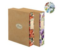 Registratore a leva Nature Flowers - protocollo - dorso 8cm - Pigna