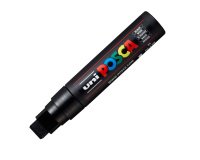 Marcatore a base d'acqua Uni Posca PC17K - punta extra large a scalpello 15,0mm - nero - Uni Mitsubishi