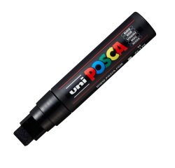 Marcatore a base d'acqua Uni Posca PC17K - punta extra large a scalpello 15,0mm - nero - Uni Mitsubishi