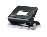Perforatore in metallo - 2 fori - passo 8 cm - nero - Titanium