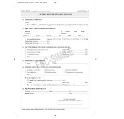 Libretto impianto climatizzazione - 297 x 210mm - 48 fogli - Edipro
