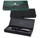 Penna a sfera Linea Impressa - punta M - nero/rosegold - Monteverde