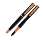 Penna Stilografica Impressa - punta M - nero/rosegold - Monteverde