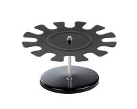 Portatimbri circolare - 12 posti - nero - metallo - Koala