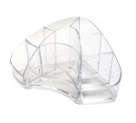Portapenne Multipot Classic - 14 x 20 x 9 cm - trasparente - Arda