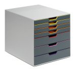 Cassettiera Varicolor - 28 x 35,6 x 29,2 cm - 7 cassetti  - Durable