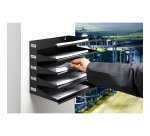 Portadocumenti Sorter Rack - 33 x 36 x 25 cm - 5 scomparti - nero - Durable