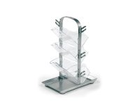 Portatimbri Fishbone - 6+6 posti - silver - Turikan