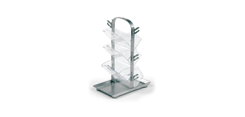 Portatimbri Fishbone - 6+6 posti - silver - Turikan