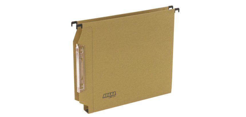 Cartella sospesa Avana - armadio - interasse 33 cm - fondo U - 32,6 x 27,5 cm - avana - Bertesi