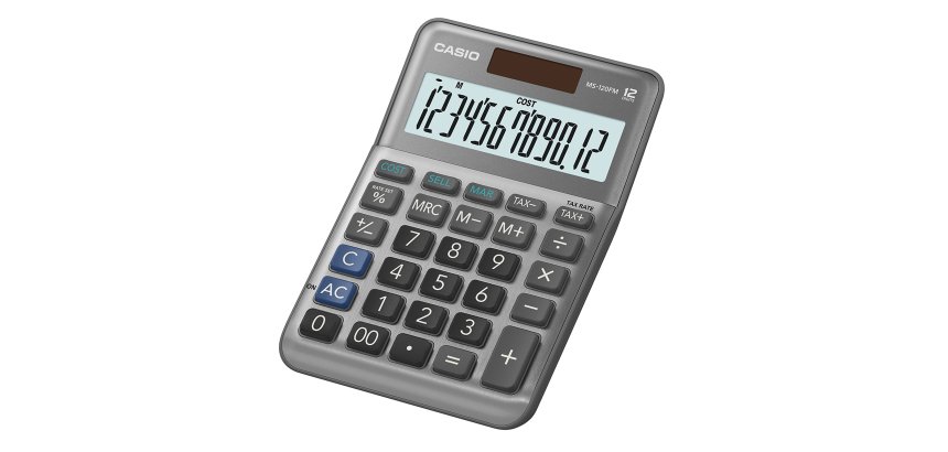 Casio MS-120FM calculator Desktop Basic Black