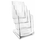 ARDA 70A64 literature rack 4 shelves Transparent