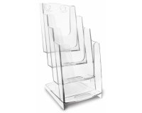 Portadepliant modulare - 4 tasche 1/3 A4 - 11,5 x 26,5 x 18,4 cm - Arda