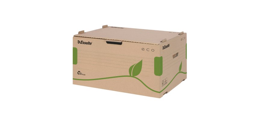 Scatola container EcoBox - 34 x 43,9 x 25,9 cm - apertura laterale - Esselte