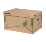 Scatola container EcoBox -  34,5 x 43,9 x 24,2cm - apertura superiore - avana - Esselte