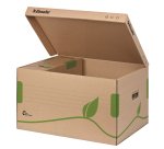 Scatola container EcoBox -  34,5 x 43,9 x 24,2cm - apertura superiore - avana - Esselte