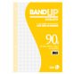 Blocco collato BandUp - fori rinforzati - A4 - quadretto 5mm - 40 fogli - 90gr - BM