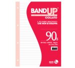 Blocco collato BandUp - A4 - 1 rigo - 40 fogli - 90gr - fori rinforzati - BM