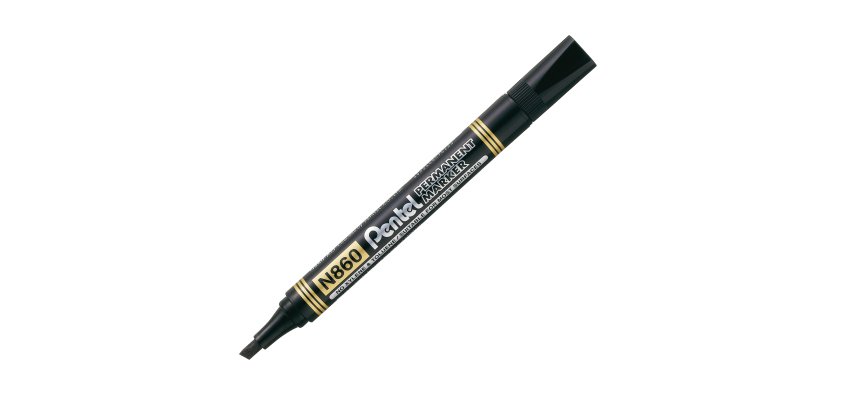 Pentel N860 permanent marker Black 12 pc(s)