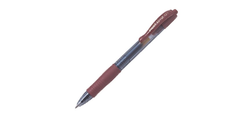 Roller gel a scatto G-2 - punta 0,7mm - caramello - Pilot
