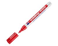 Marcatore permanente 400 - punta tonda - 1 mm - rosso - Edding
