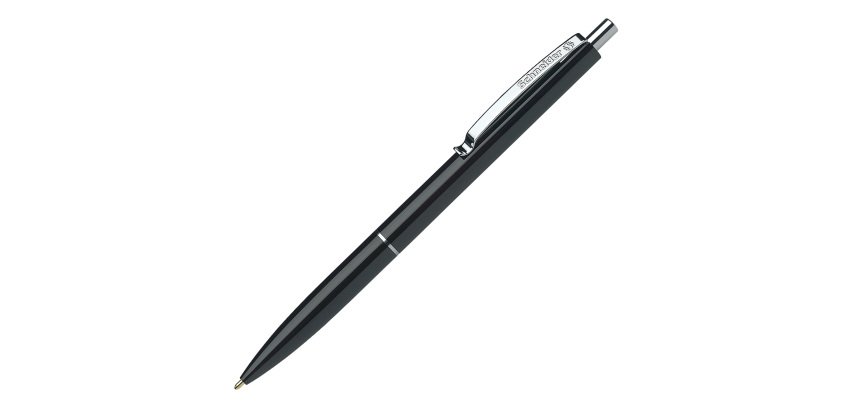 Penna a sfera a scatto K15  - punta media - nero - Schneider