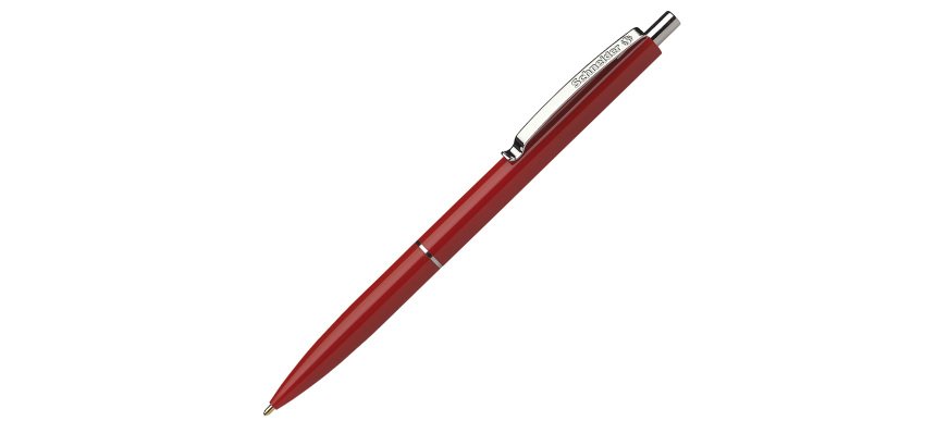 Penna a sfera a scatto K15 - punta media - rosso - Schneider