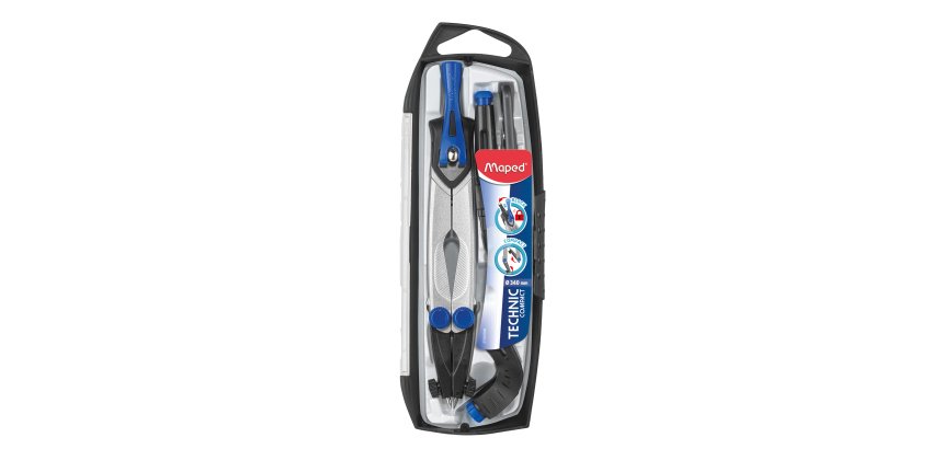 Compasso Tecnich Compact - diametro max 360mm - 5 pezzi - Maped
