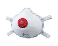 Mascherina filtrante FFP3 - con valvola - monouso - Deltaplus - conf. 5 pezzi