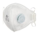 Mascherina filtrante FFP1 - con valvola - pieghevole verticalmente - monouso - Deltaplus - conf. 10 pezzi (imbustati singolarmente)