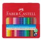 Matite colorate Colour Grip - acquerellabili - Faber-Castell - astuccio in metallo 24 pezzi