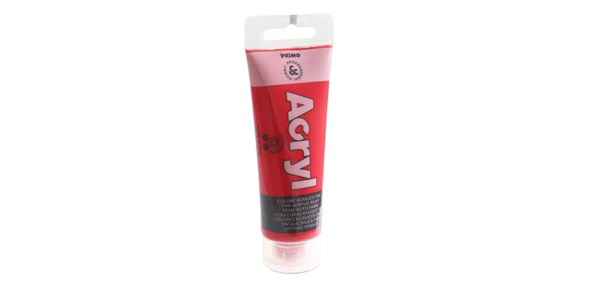 Colori Acryl - 75ml - rosso carminio - Primo