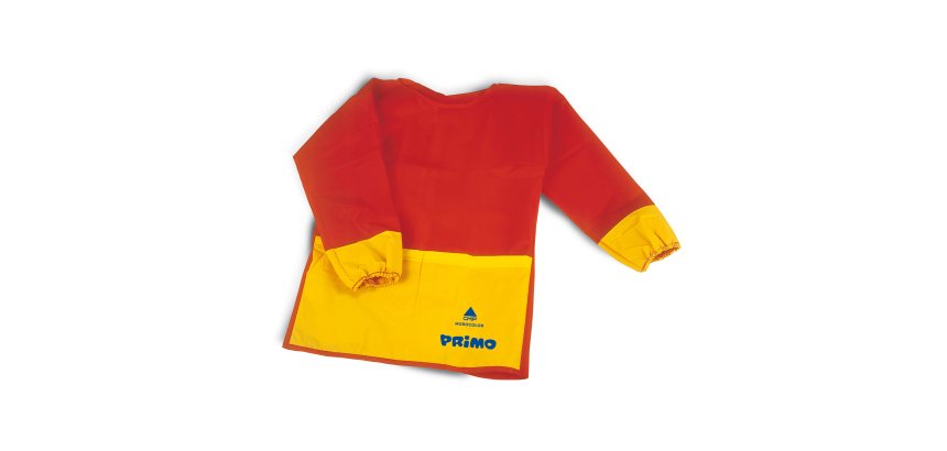 Grembiulino anti macchia -  maniche in tessuto plastico - Primo