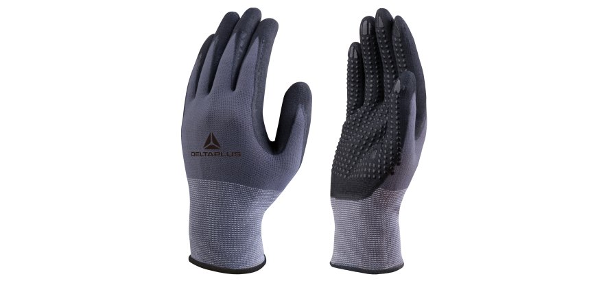 Guanti di precisione Deltaplus VE727NO in nitrile/poliuretano