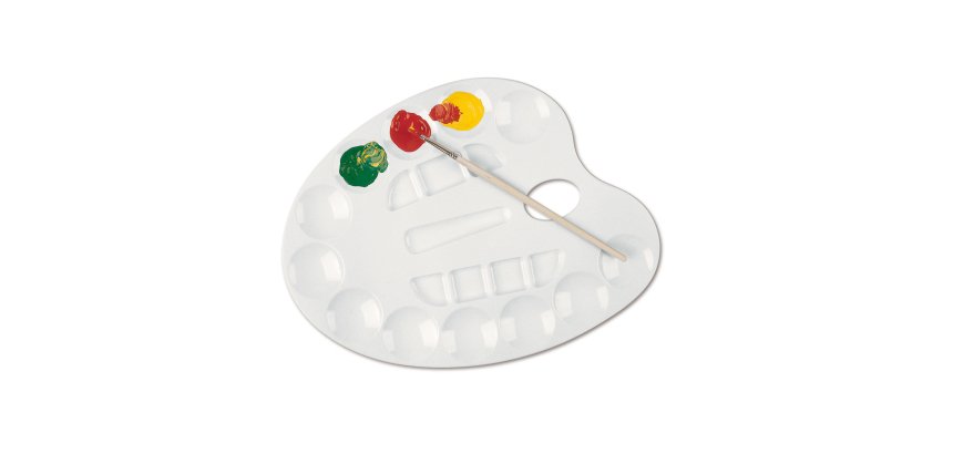 Tavolozza per miscelazione - 33,5x26x22,5cm - 10 scomparti - Primo