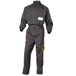 Tuta da lavoro Panostyle® M6COM - sargia/poliestere/cotone - taglia XL - grigio/verde - Deltaplus