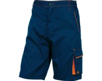 Bermuda da lavoro Panostyle M6BER - sargia/poliestere/cotone - taglia L - blu/arancio - Deltaplus