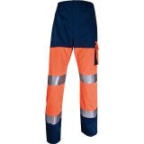 Pantalone alta visibilità Deltaplus PHPA2, arancio fluo