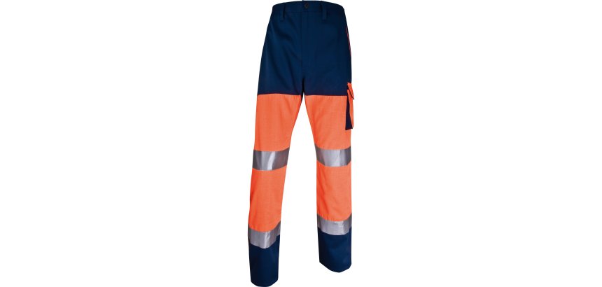 Pantalone alta visibilità Deltaplus PHPA2, arancio fluo