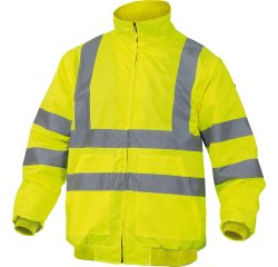 Giubbotto alta visibilità Deltaplus Reno, giallo fluo