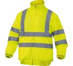 Giubbotto alta visibilità Deltaplus Reno, giallo fluo