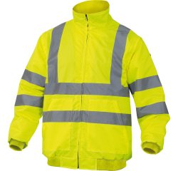Giubbotto alta visibilità Reno HV - poliestere/poliuretano - taglia XL - giallo fluo - Deltaplus
