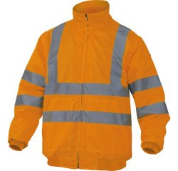 Giubbotto alta visibilità Deltaplus Reno, arancione fluo